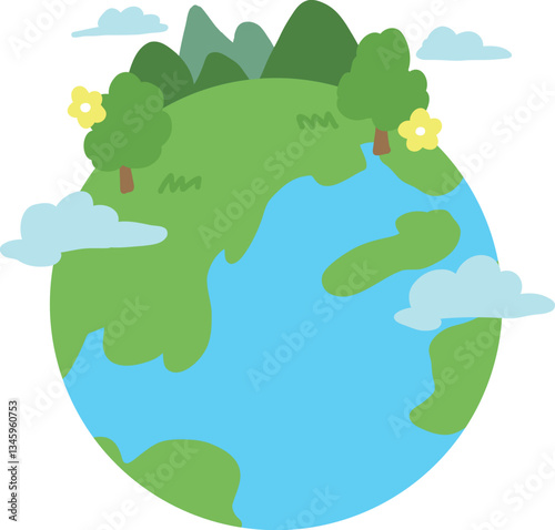 지구 일러스트