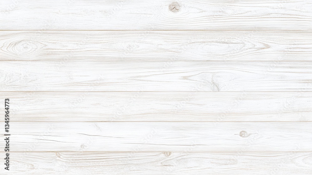 Fototapeta premium A textured white wooden surface with visible grain patterns, creating a clean and minimalist aesthetic.