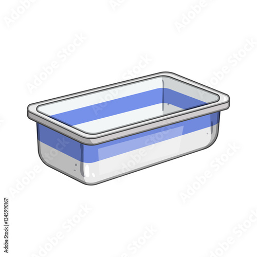 bubbles bathtub baby cartoon vector illustration