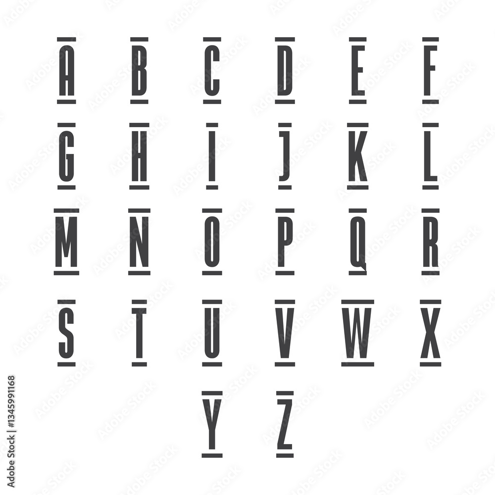 Set logo vector all alphabet letters full pack graphic design template vector illustration. Set logo vector all alphabet letters full pack graphic design template vector illustration.