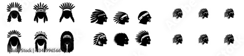 American Indian and Native American are designations for the chief culture of a bygone era, frequently represented in modern illustration via drawing, engraving, and ink line art