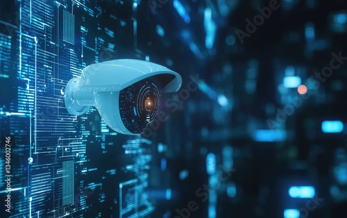 Security camera embedded in a digital network