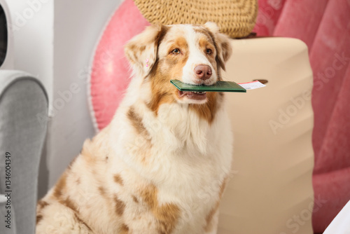 Cute Australian Shepherd do...