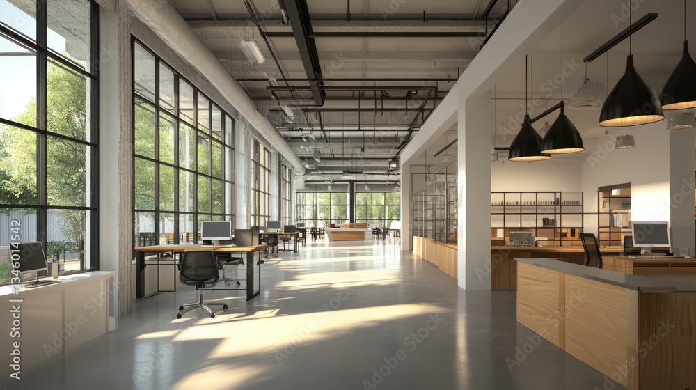 Industrial Office Space with Natural Light Industrial Office Space with Natural Light
