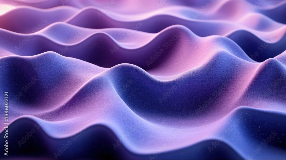 Obraz premium Abstract Purple Blue Wavy Texture Background