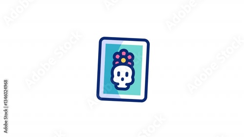 Postcard Animated Alpha Icons loop