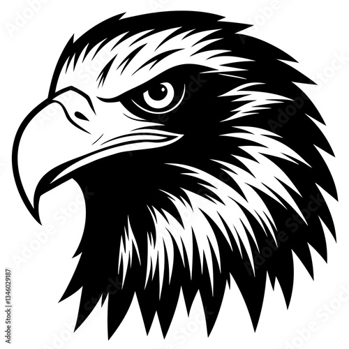 eagle head vector illustration
