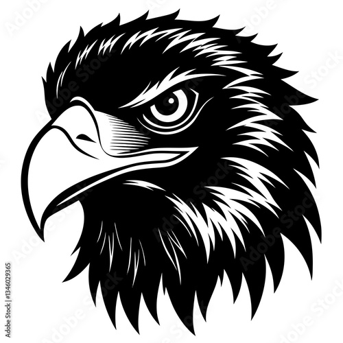 eagle head vector illustration