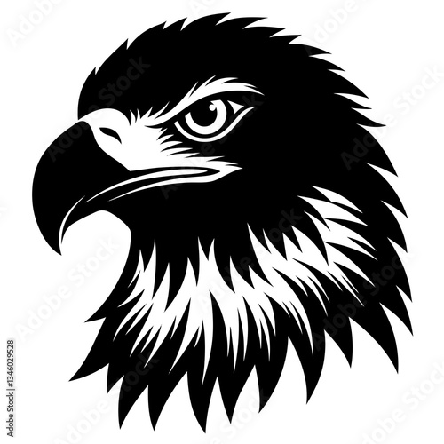eagle head vector illustration