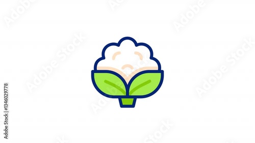 Cauliflower Animated Alpha Icons loop