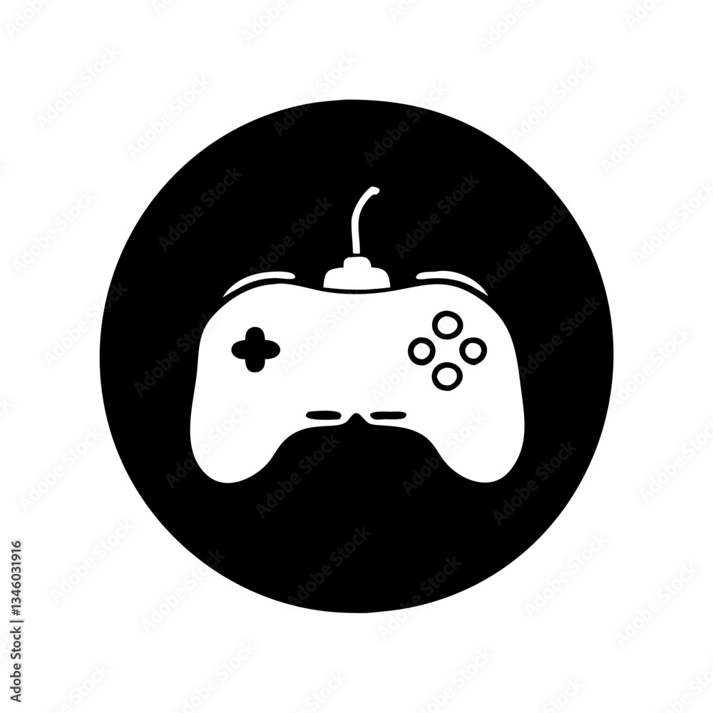 joystick icon, joystick silhouette vector illustration-simple silhouette illustration of joystick, perfect for joystick logos and icons