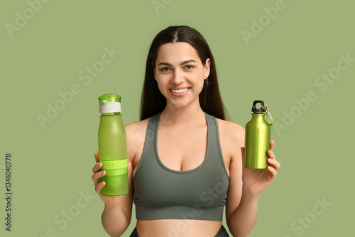 Beautiful young happy woman...