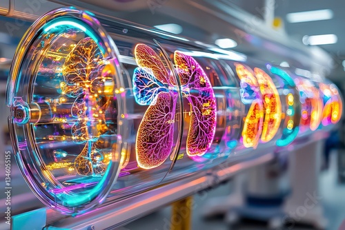 Revolutionizing Lung Disease Detection An AI-Generated Heatmap Overlay on a CT Scan Image offers a Groundbreaking Approach to Diagnostics, Enhancing Precision and Speed Visualize How AI Improves