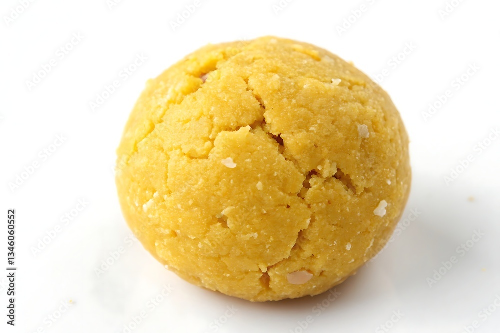 Besan laddu indian sweet dessert isolated on white background Besan laddu indian sweet dessert isolated on white background
