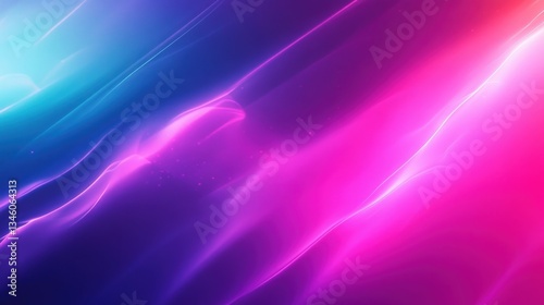 Neon Vaporwave Gradient Abstract Background with Retro-Inspired Style and Vibrant Pink, Purple, and Blue Colors