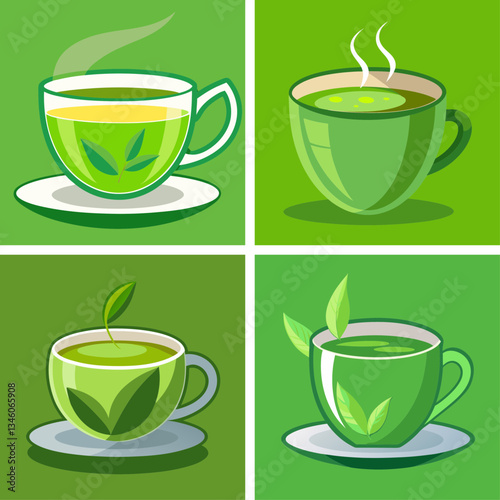 medicinal herbs, medicinal plants,green tea, tea, cup, coffee, drink, vector, mug, cafe, icon, hot, illustration, beverage, design, leaf, green, symbol, breakfast, set, cappuccino, espresso, f







