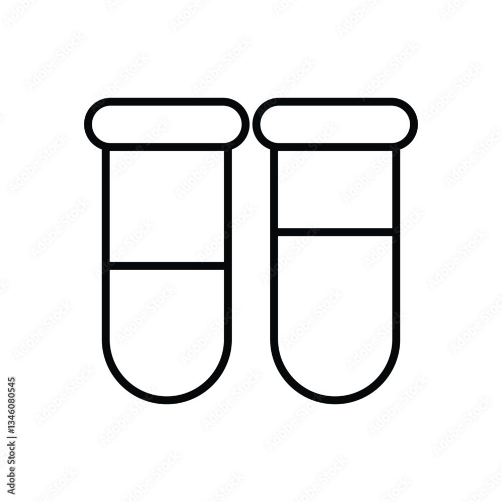 test tube Vector icon test tube Vector icon