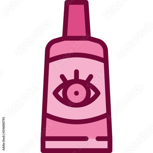 eye cream two tone icon