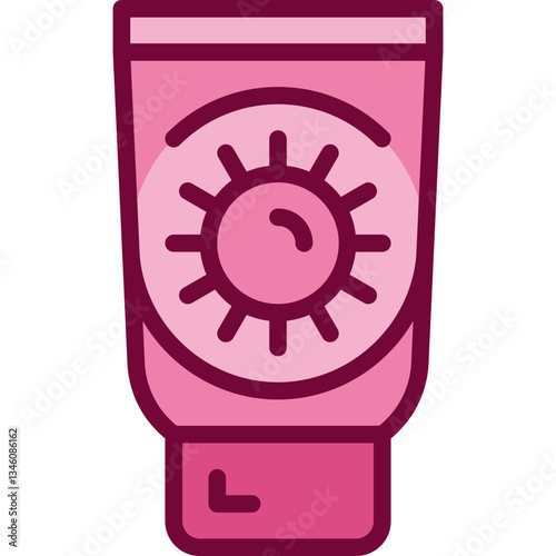sunscreen two tone icon
