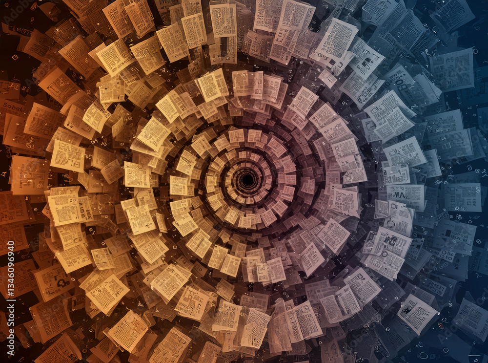 Fototapeta premium 知識の概念の本