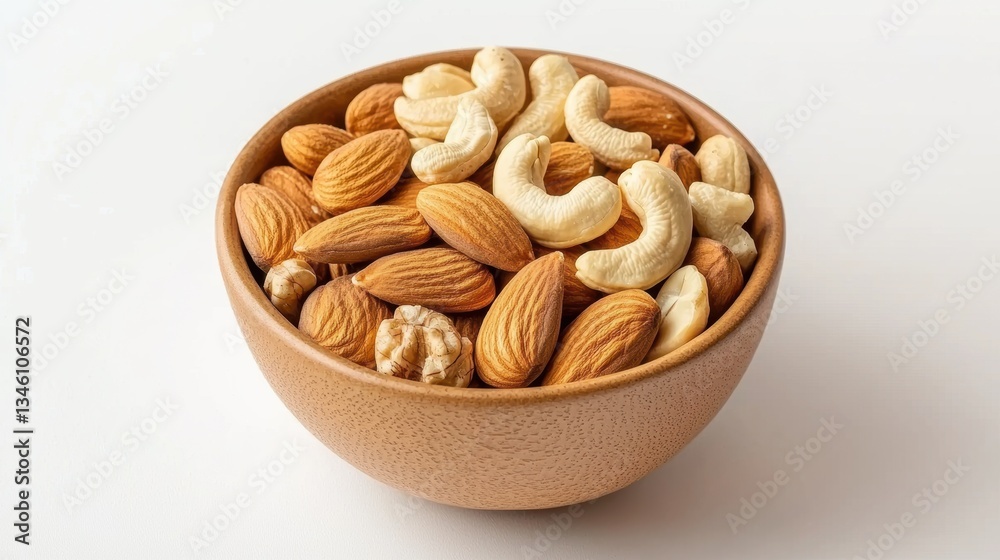 Benefits of cashews. A bowl filled with assorted nuts including almonds and cashews. Benefits of cashews. A bowl filled with assorted nuts including almonds and cashews.