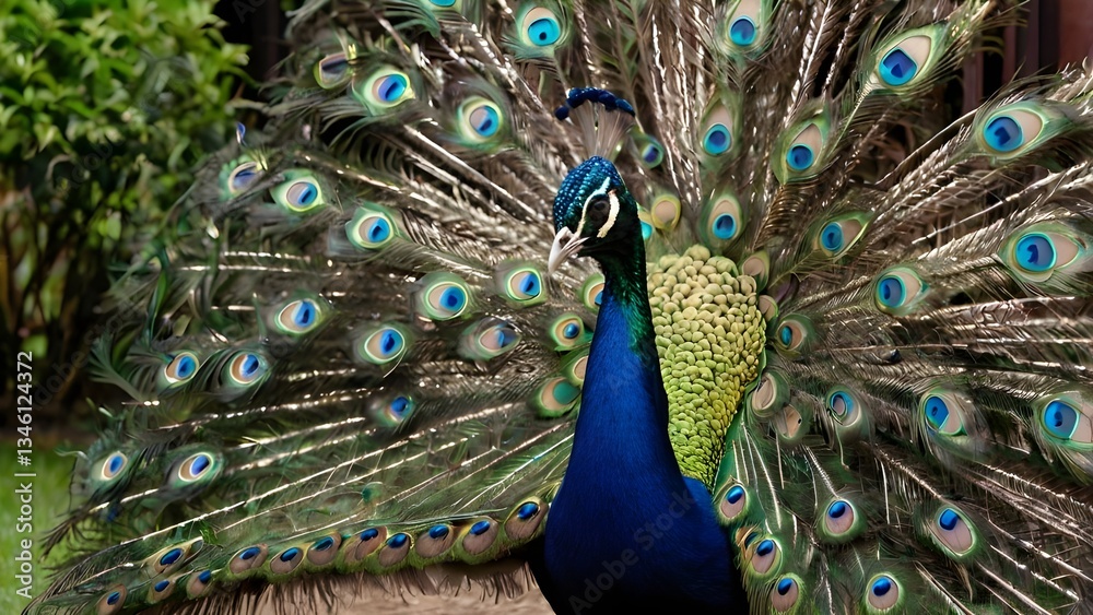 Obraz premium peacock with feathers