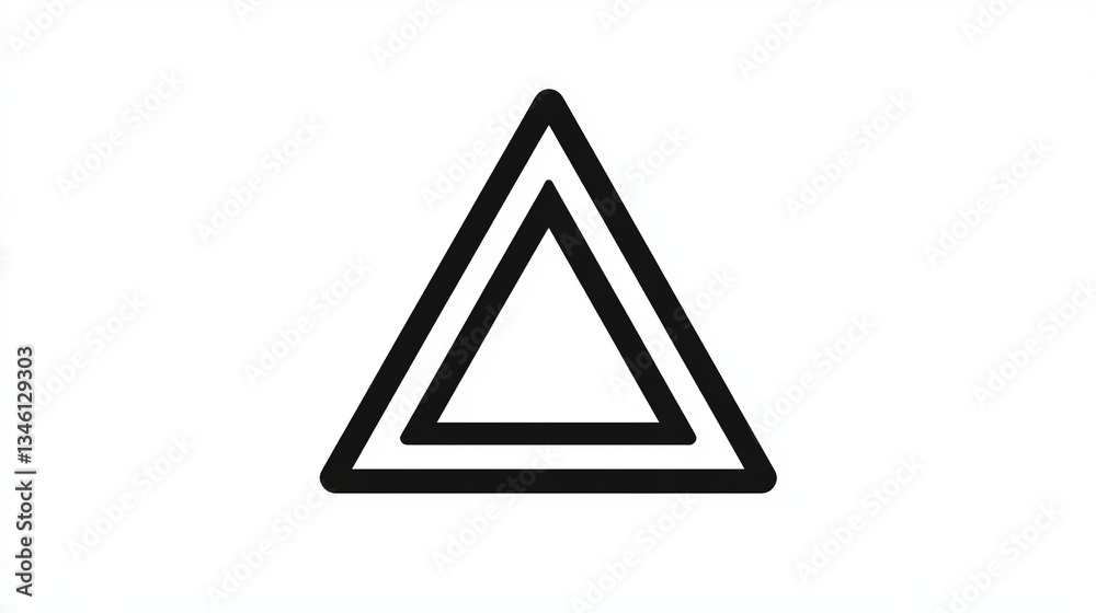 Risk icon in Line style. Risk icon in Line style.
