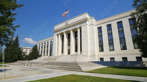 Interest rate hike due to inflation percentage rising up, FED, federal reserve or central bank monetary policy, economics or loan concept, businessman archery percentage arrow high up into the sky.