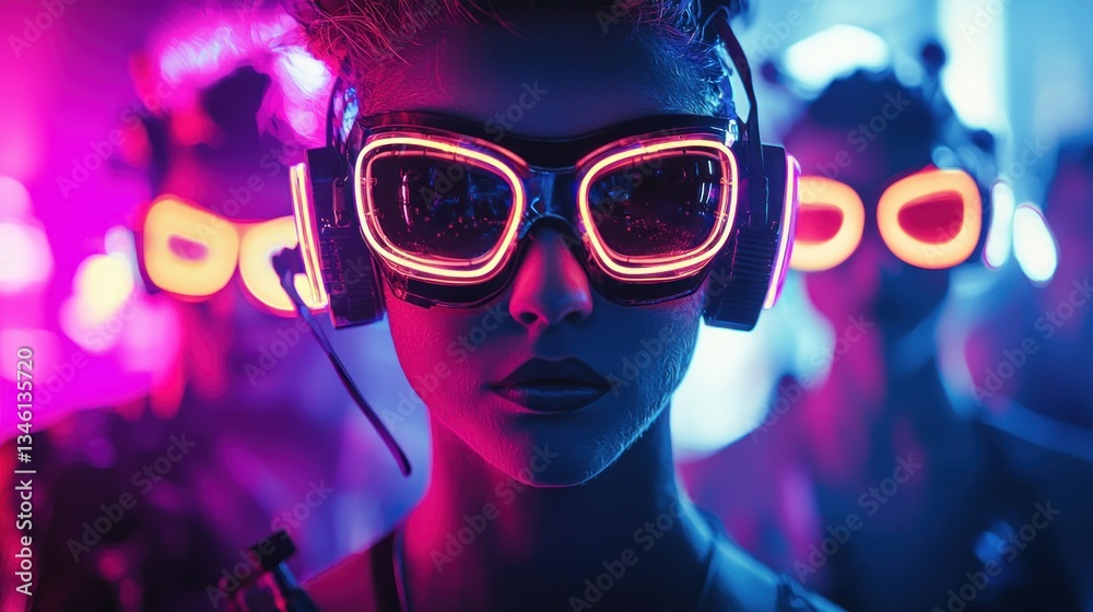 Neon Goggles Cyberpunk Rave Neon Goggles Cyberpunk Rave