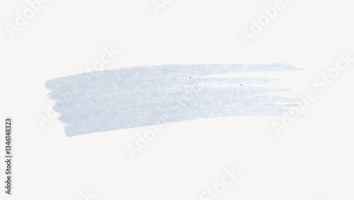 Blue brush stroke collage element vector