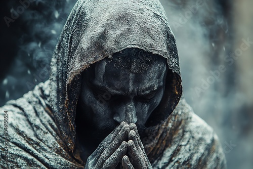 Observing Ash Wednesday as a sacred day for introspection, repentance, and acceptance of human mortality. Generative Ai
