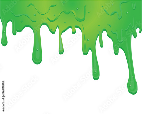 green liquid vector design symbolically depicting a dripping poisonous liquid