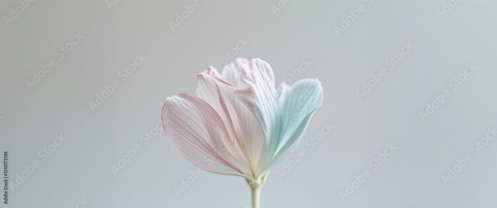 Obraz premium A close up shot of delicate petals with soft coloration.