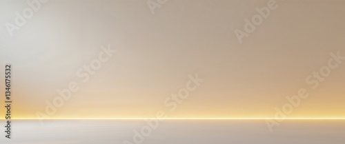 Glowing gold light background with atmospheric depth effect