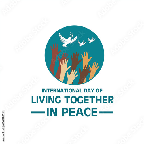 Reminds people to work together for a just and inclusive society