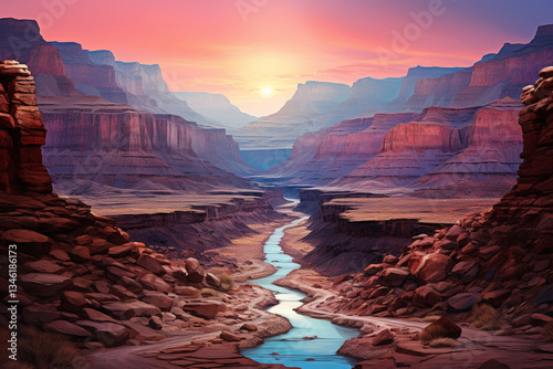 valley captivating beauty is enhanced by moonlight, which illuminates surroundings with a shimmering glow, casting intriguing shadows and creating a serene and enigmatic atmosphere