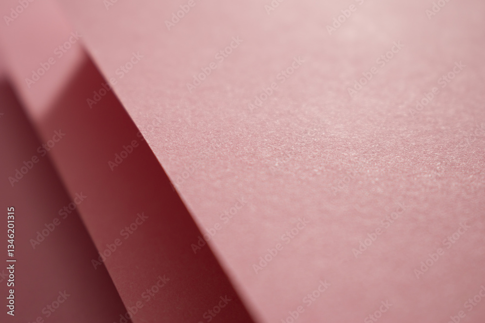 Fototapeta premium Geometric 3d pink on pink background