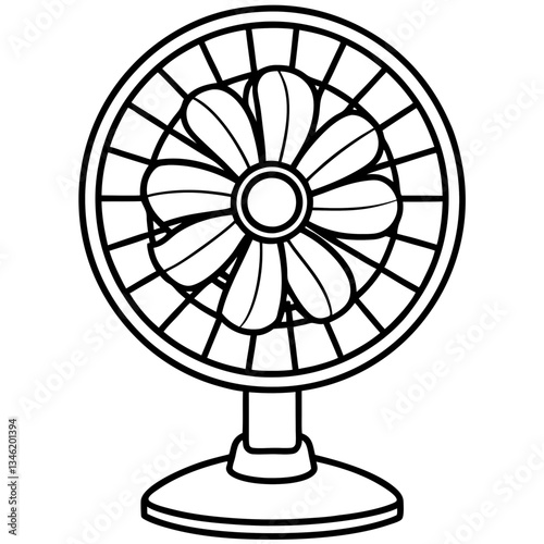 fan isolated on white