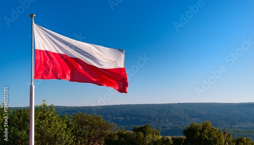 ポーランドの国旗の旗
