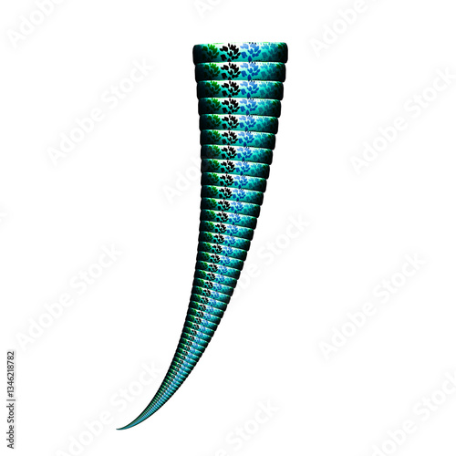lizard tail shape
