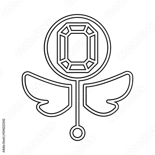 Scepter icon in line style