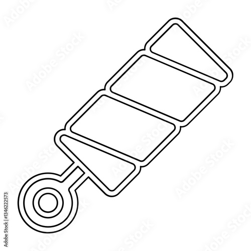 Candy icon in line style