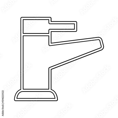 Faucet icon in line style