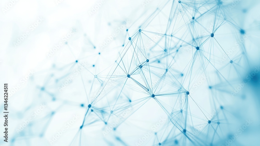 Abstract network, interconnected nodes, white background, digital design, visual representation, technology, futuristic, potential for data visualization Abstract network, interconnected nodes, white background, digital design, visual representation, technology, futuristic, potential for data visualization