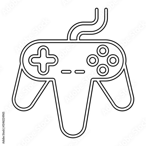 Joystick icon in line style
