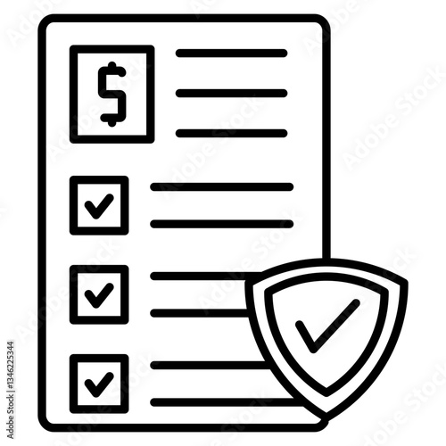 audit assurance icon element for design