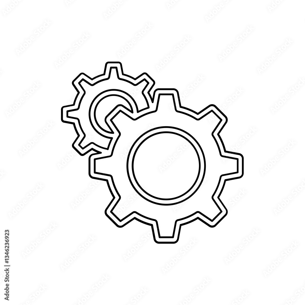 Repair icon in line style Repair icon in line style
