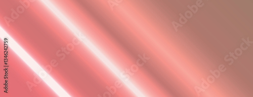 Pink gradient background with soft light streaks. The background is smooth and pink, creating a calming and modern atmosphere. Gradient neon background vector. Pink background.