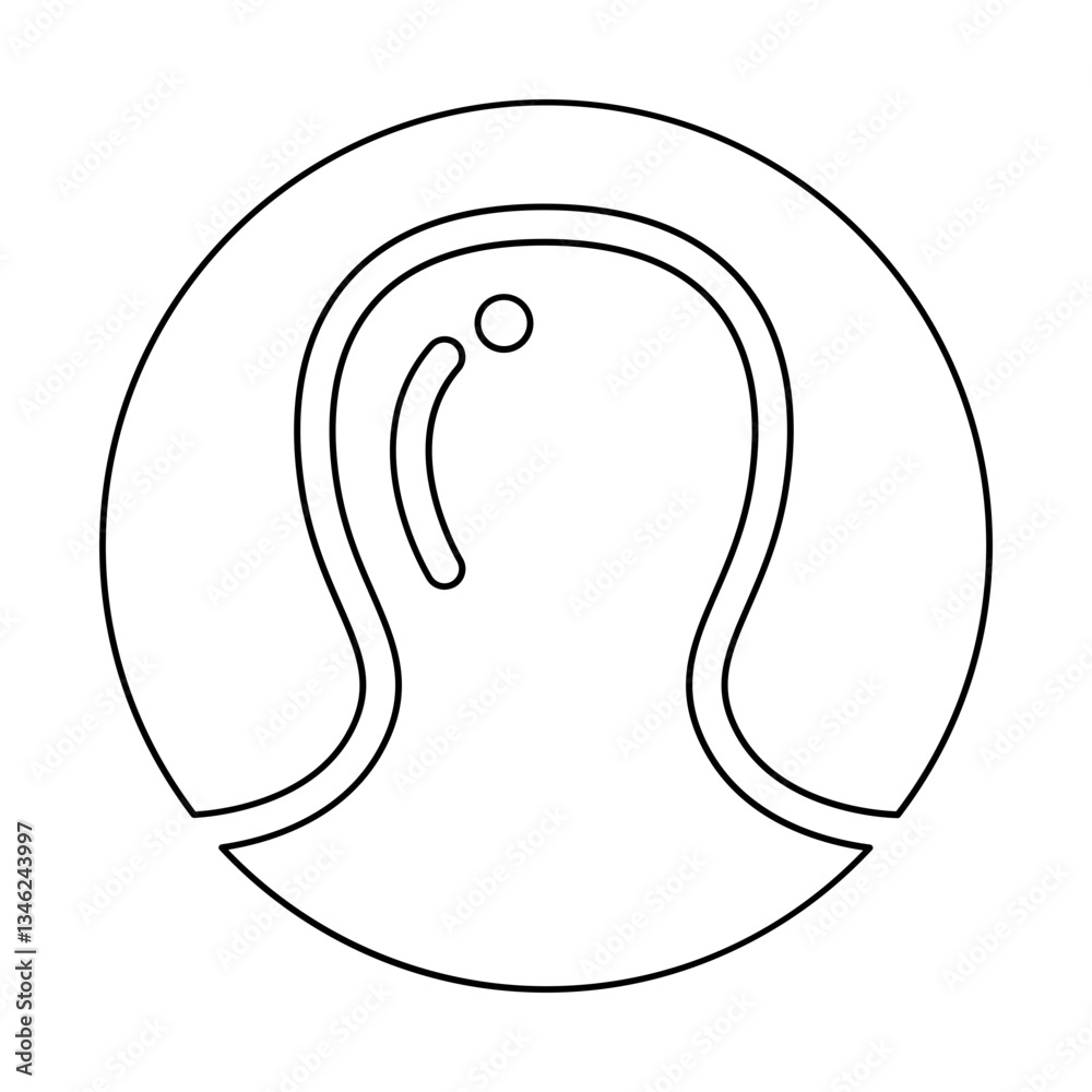 Obraz premium Acne icon in line style