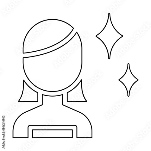 Bath icon in line style